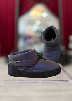 Split sole low cut warm up booties