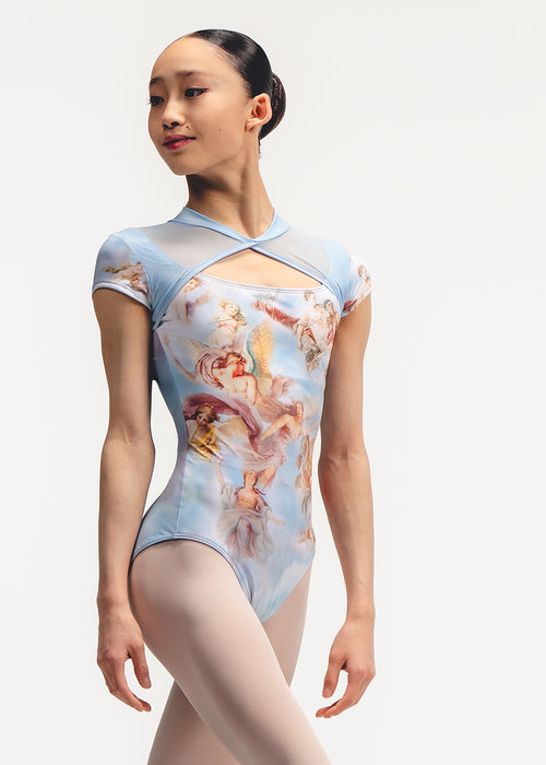 DOMINION, Cap sleeve leotard