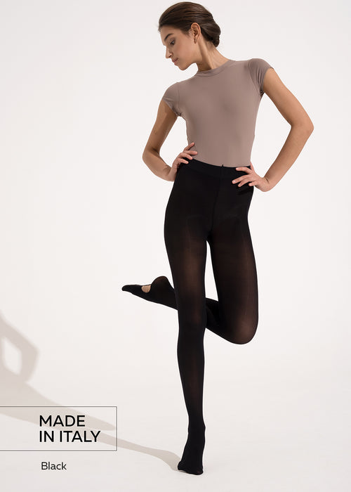 Convertible microfiber tights