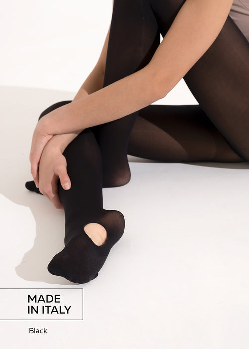 Convertible microfiber tights