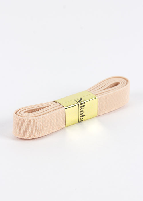 Ballet shoe elastic, 13mm, pack of 1m