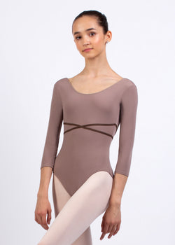 CARISSA, Leotard with long sleeve