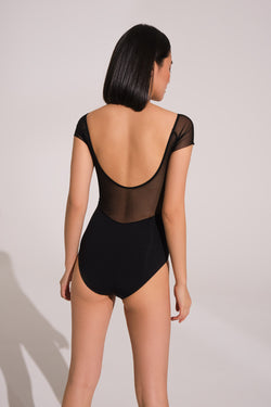 LEELA, Cap sleeve leotard