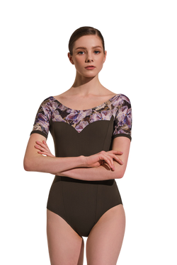 LITTLE ISOBEL, 1/2 Sleeve leotard, Youth size