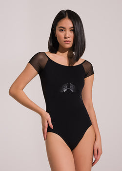 LEELA, Cap sleeve leotard