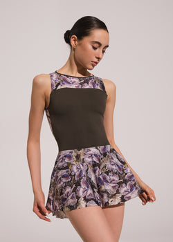 INGRID, Printed Mesh Skirt