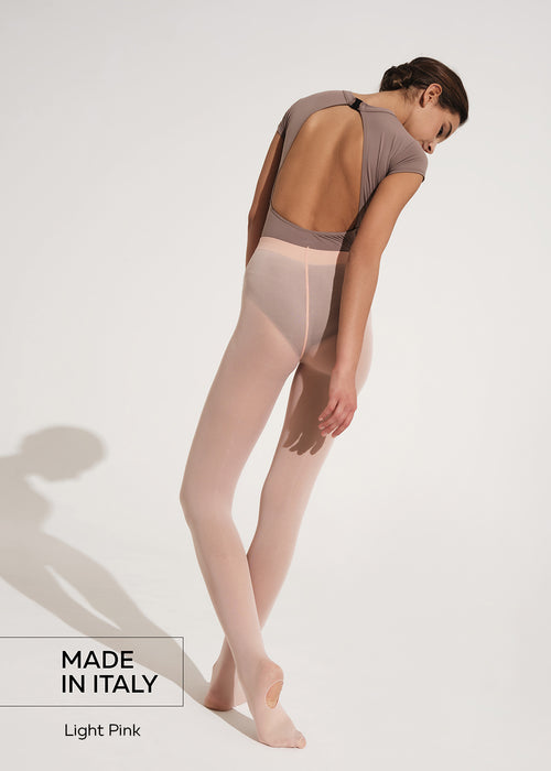 Convertible microfiber tights