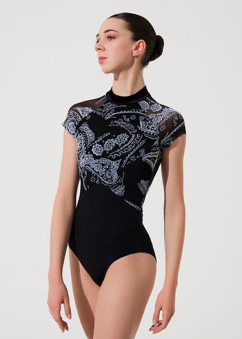 ODILE, Cap sleeve leotard