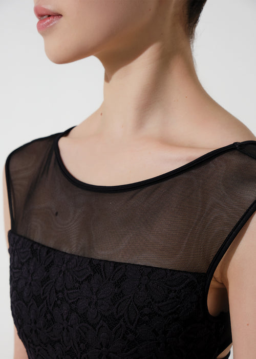 LITTLE ORETTA, Cap sleeve leotard