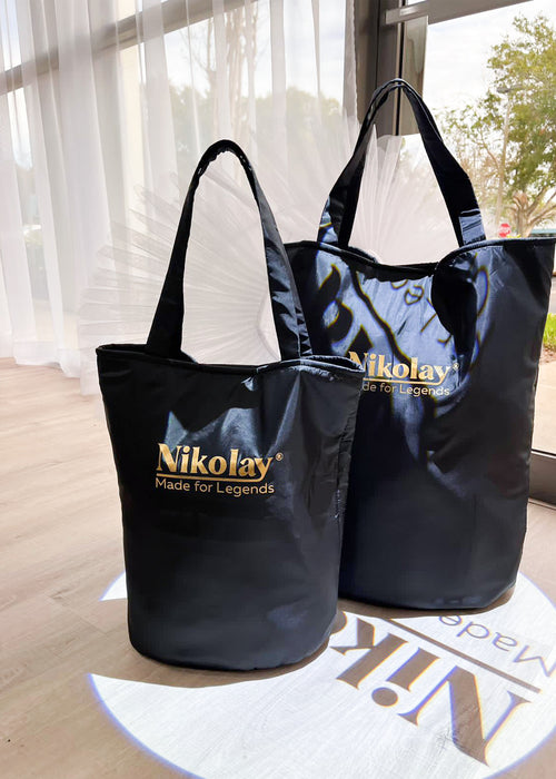 Large tote bag with side zip pocket TUTU BAG