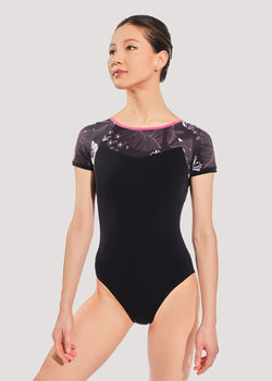 RAYANNE, Cap sleeve leotard