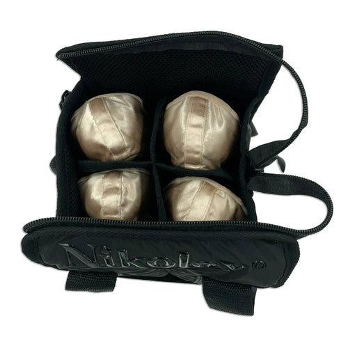 4 SLOT POINTE SHOE BAG ONE ZIPPER ONE POCKET