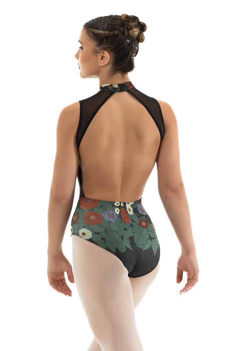 LITTLE DARVA, High neck leotard