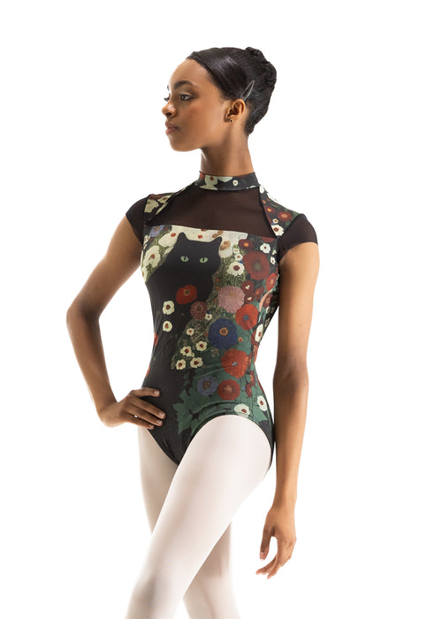 LITTLE DEMI, Cap sleeve leotard