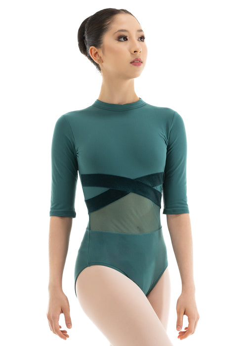 TRINA, Half-sleeve leotard