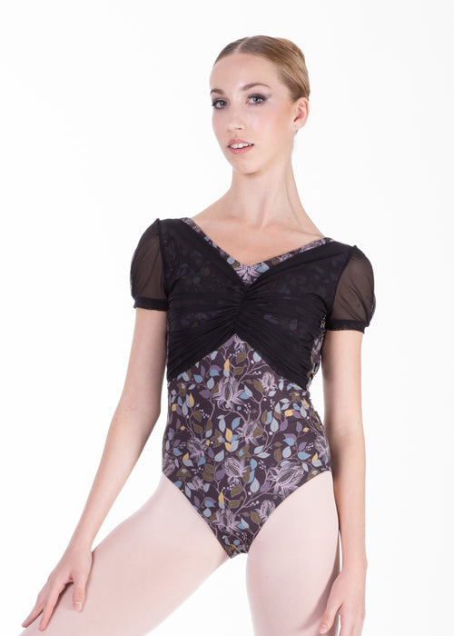 VIENNA, Cap Sleeve Leotard